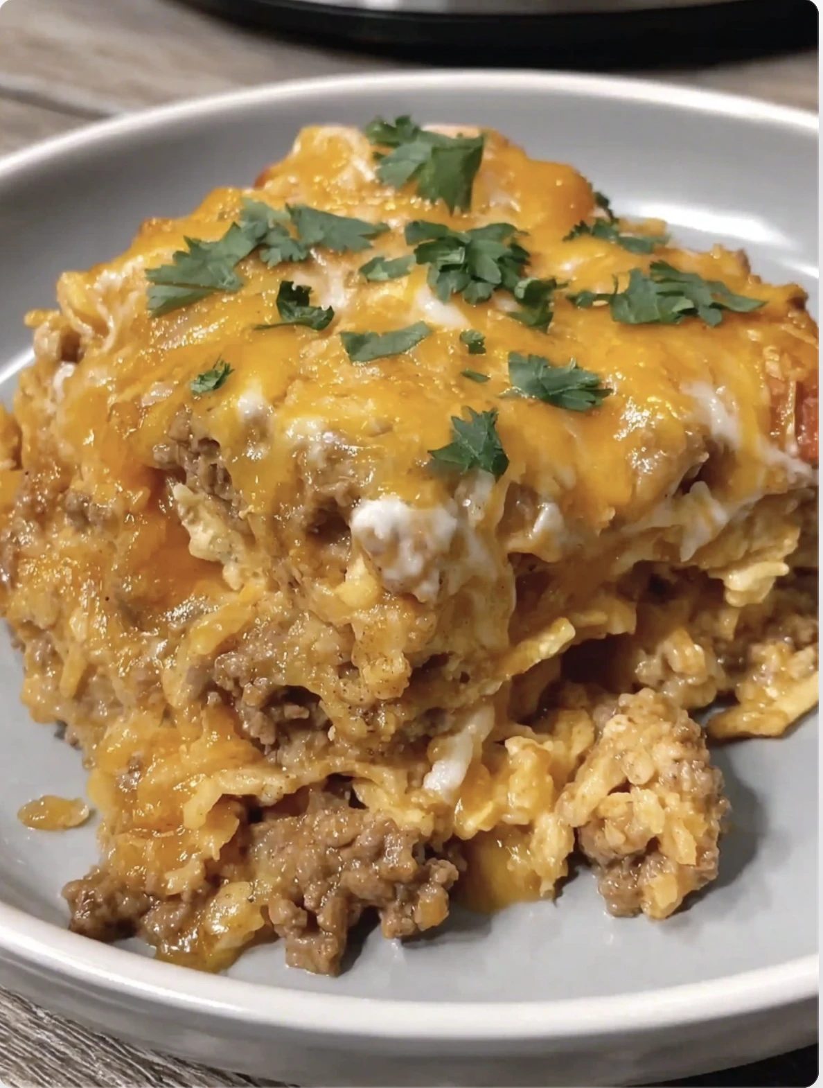 Slow Cooker Taco Casserole