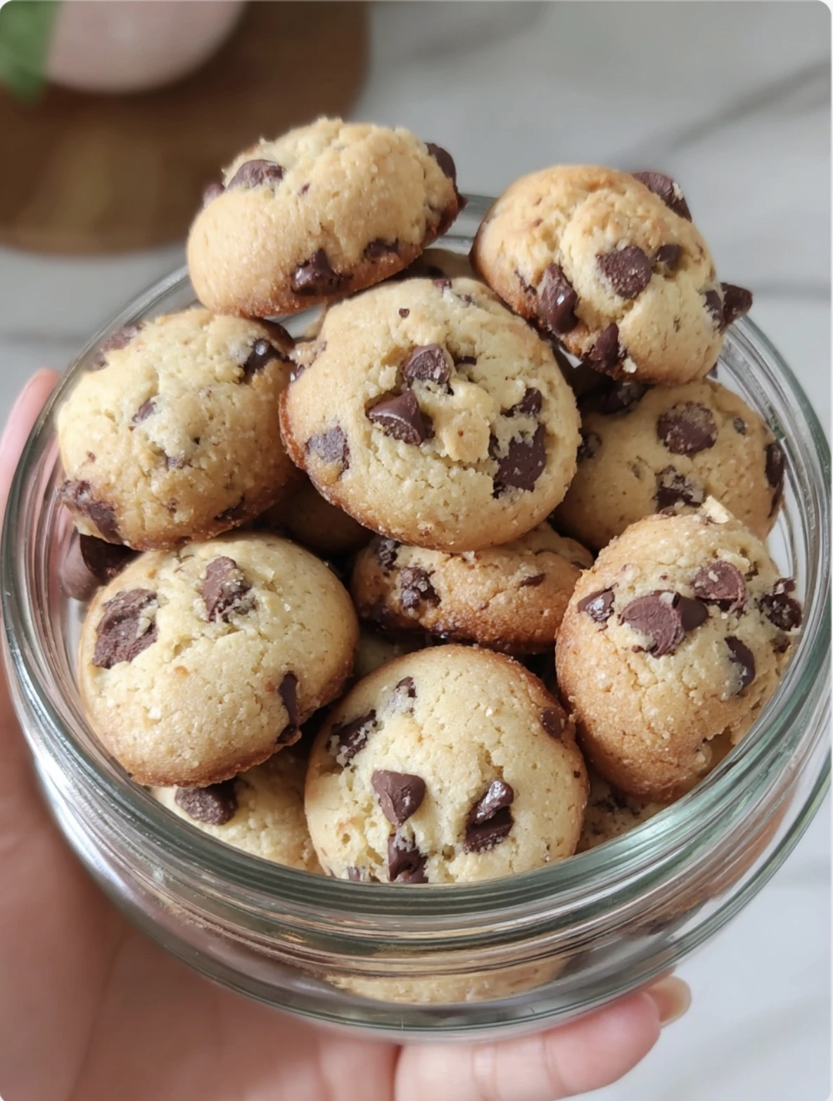 Soft Chewy Mini Chocolate Chip Cookies