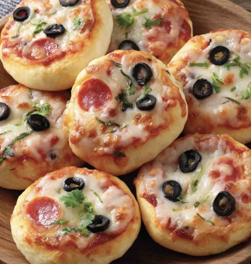 Soft Fluffy Mini Pizza Rounds