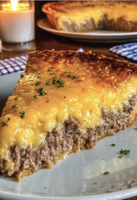 Southern Cheeseburger Pie