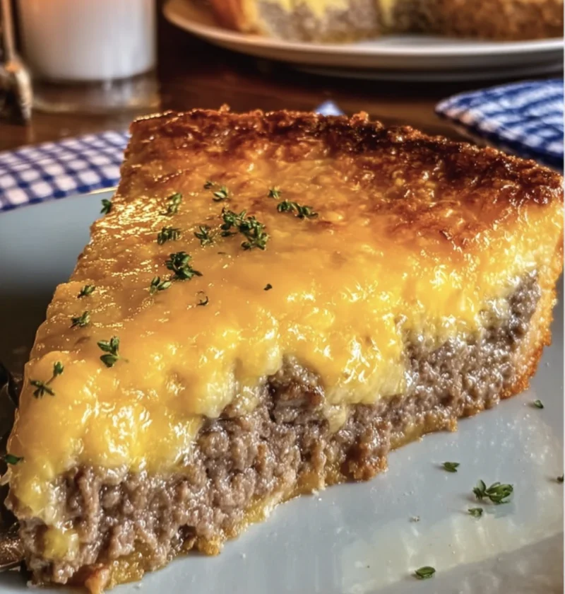Southern Cheeseburger Pie