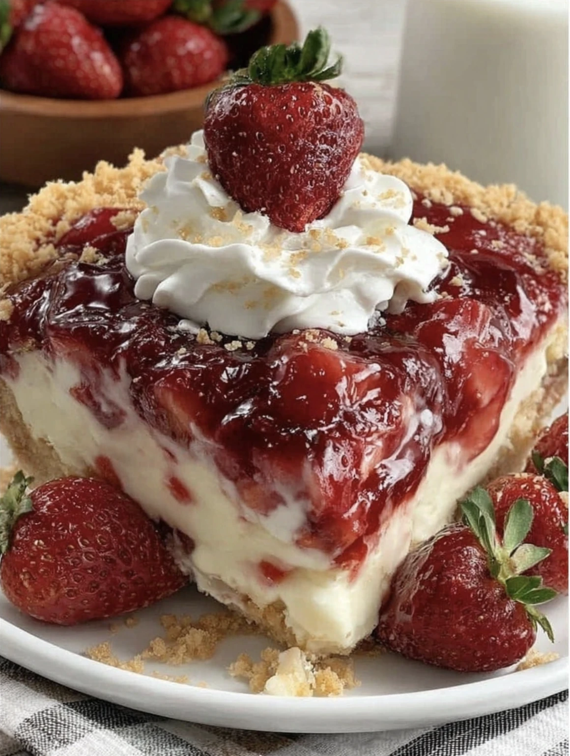 Strawberry Cheesecake Dump Cake
