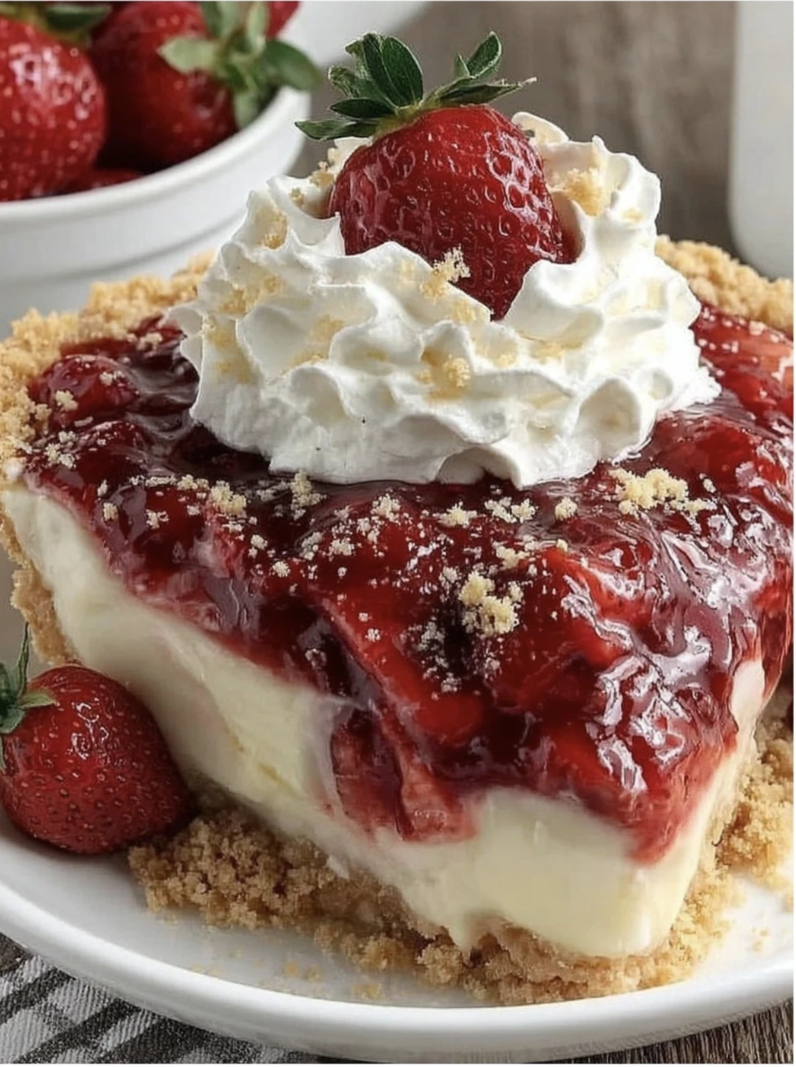 Strawberry Cheesecake Dump Cake
