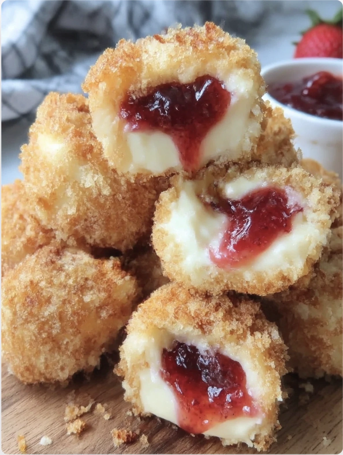 Strawberry Crunch Cheesecake Bites Recipe