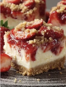 Strawberry Crunch Cheesecake Delight