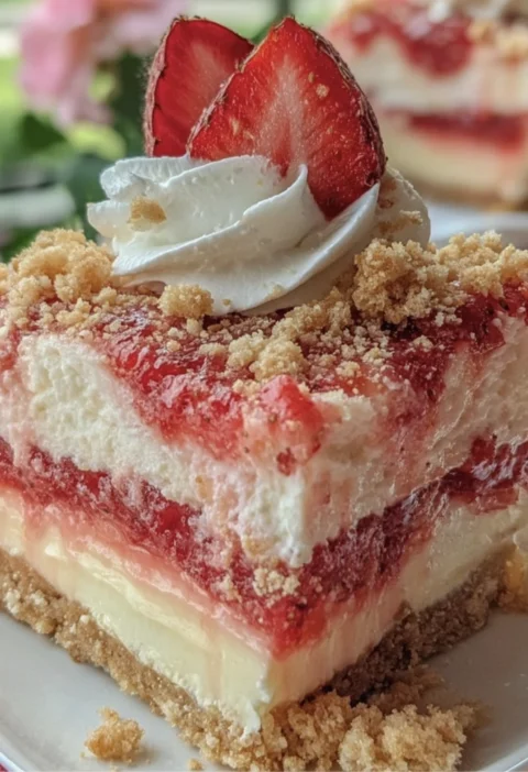 Strawberry Crunch Cheesecake