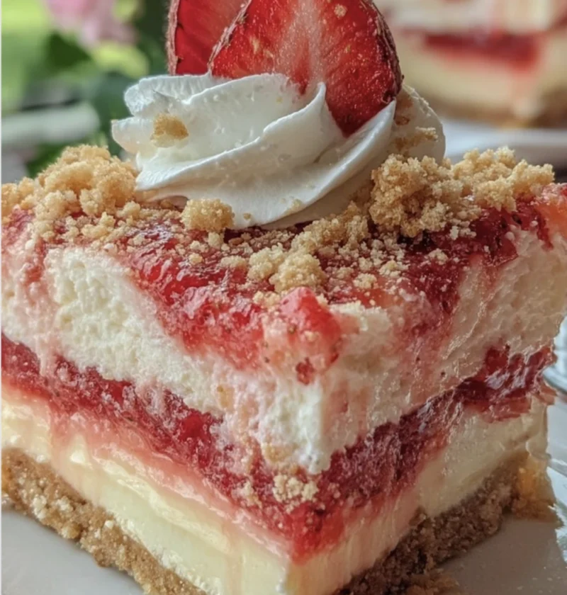 Strawberry Crunch Cheesecake