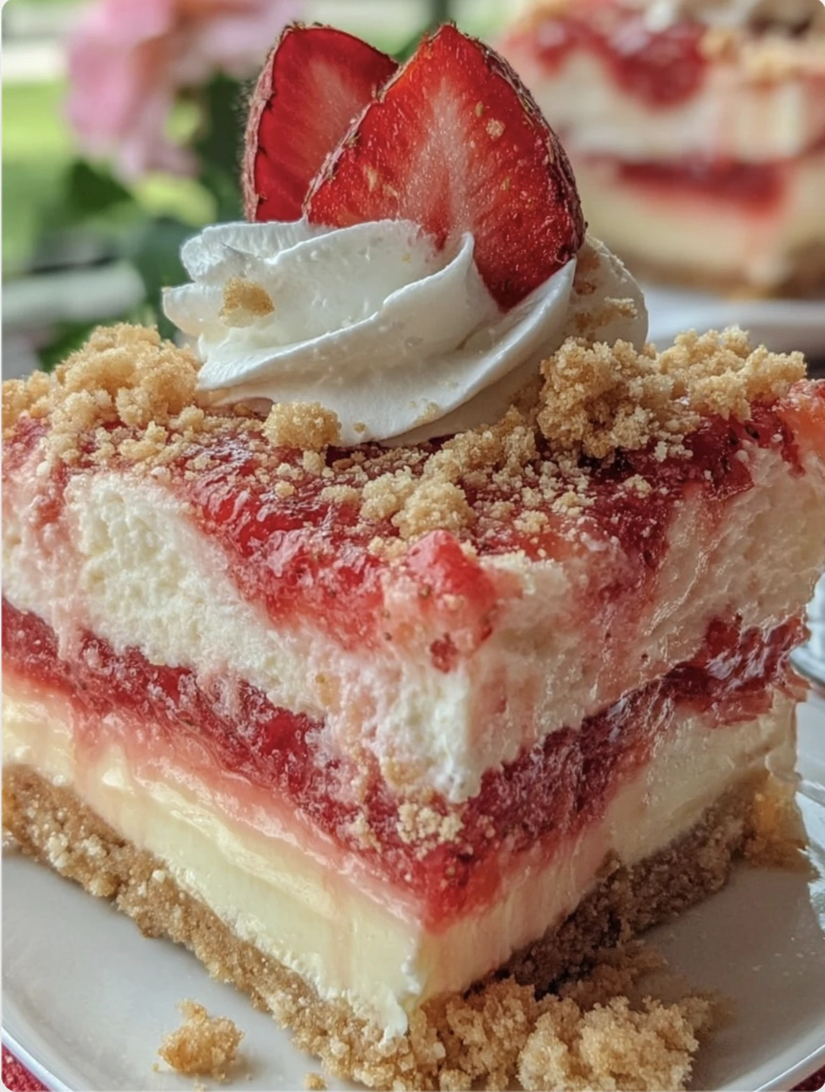 Strawberry Crunch Cheesecake