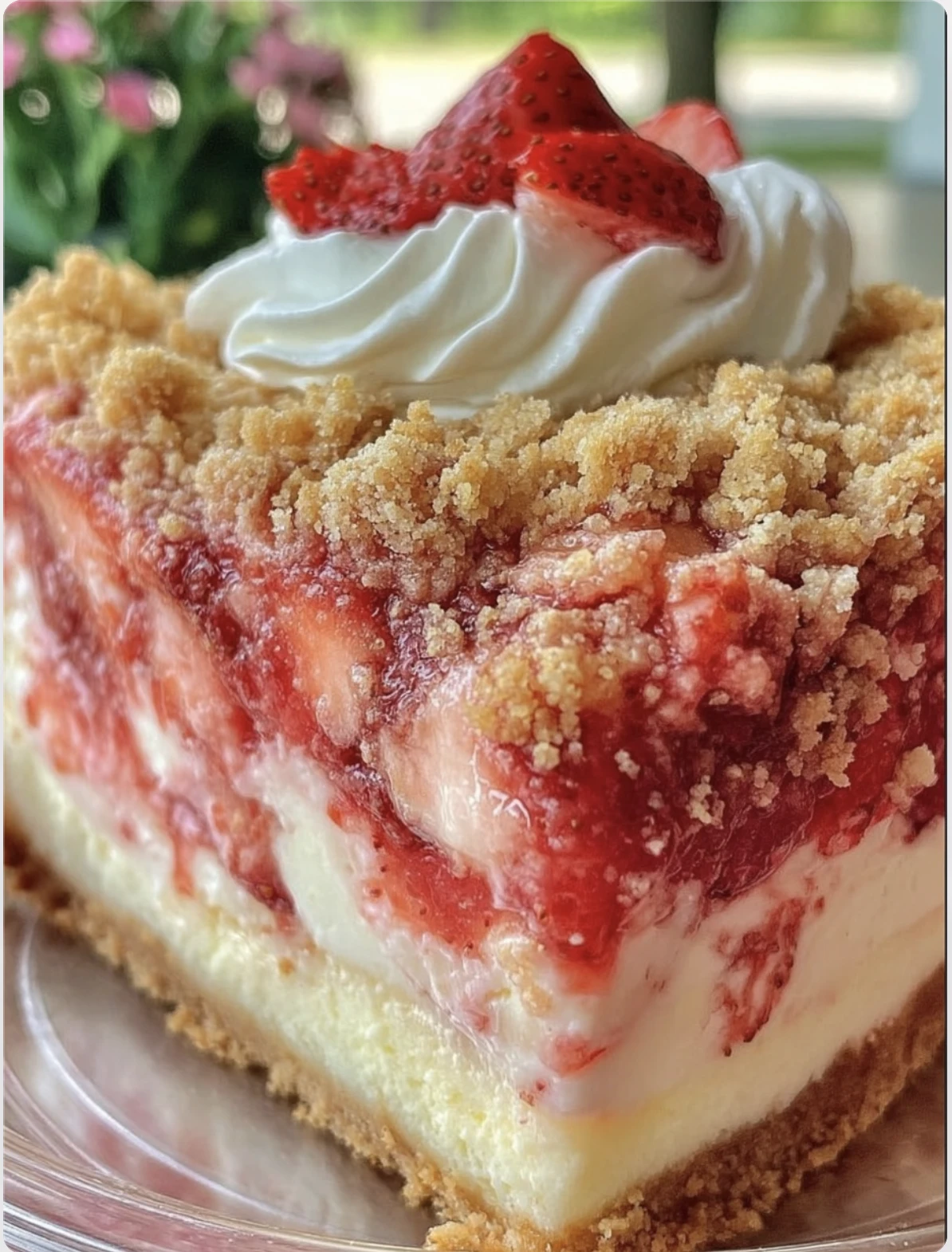 Strawberry Crunch Cheesecake