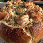 Stuffed Seafood Bread Bowl