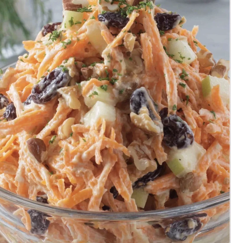 Sweet Crunchy Carrot Apple Salad