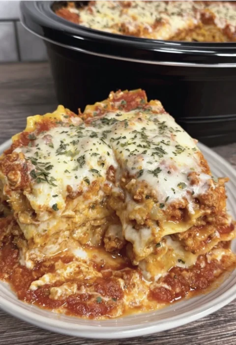 This Crockpot Lasagna