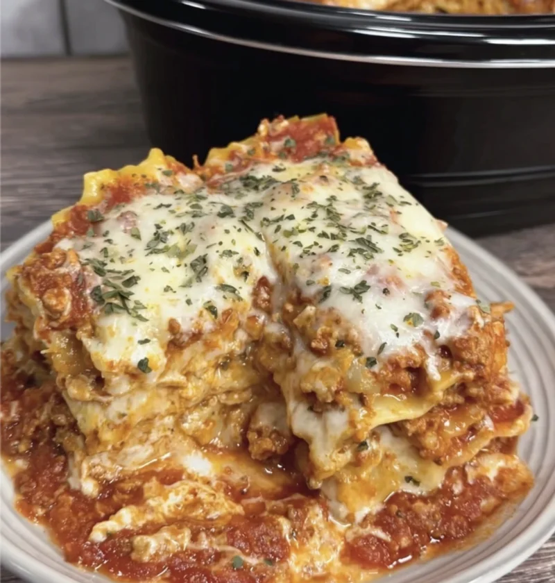 This Crockpot Lasagna