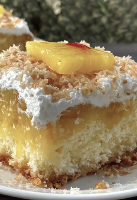 Tropical Pineapple Cake
