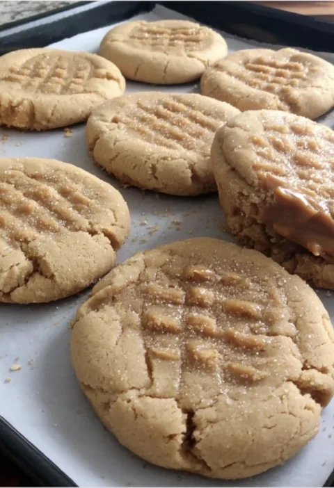 Bakerystyle Thick Peanut Butter Meltaway Cookies