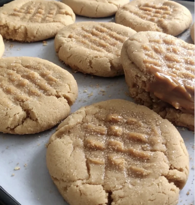 Bakerystyle Thick Peanut Butter Meltaway Cookies