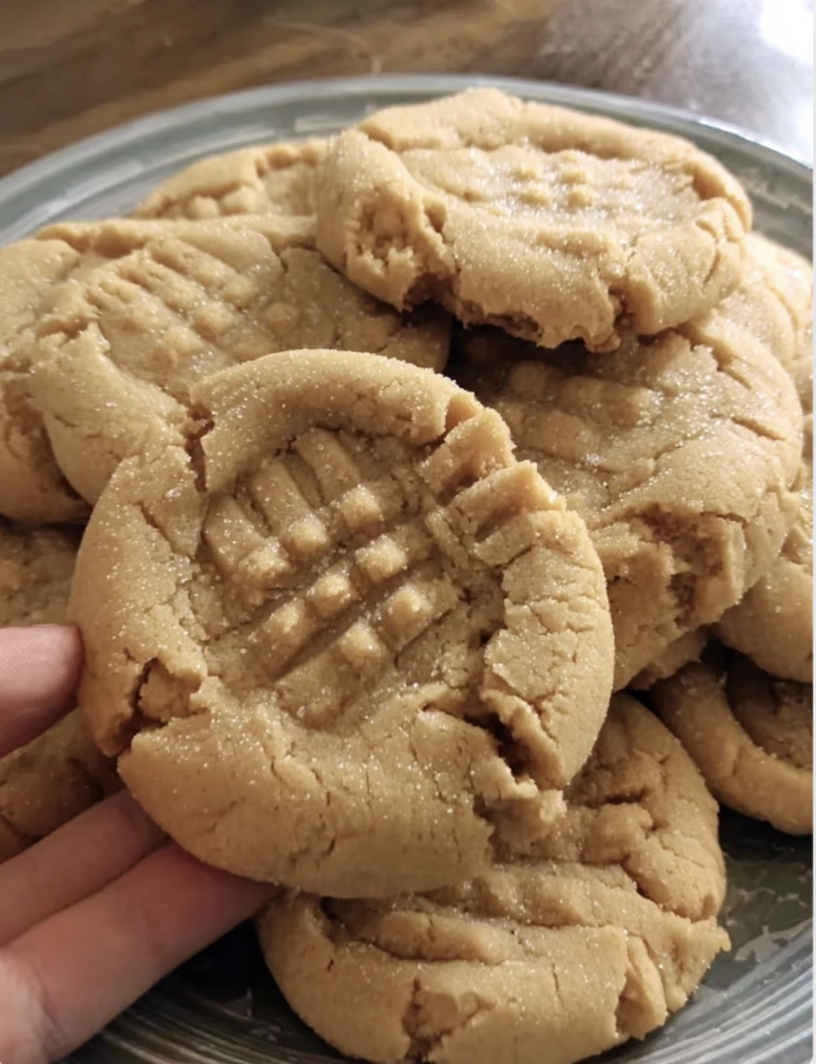 Bakerystyle Thick Peanut Butter Meltaway Cookies