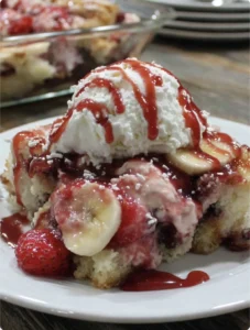 Banana Split Dump Cake