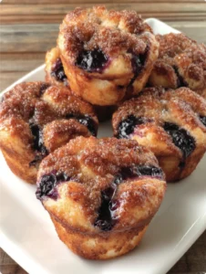 Blueberry Monkey Bread Muffins