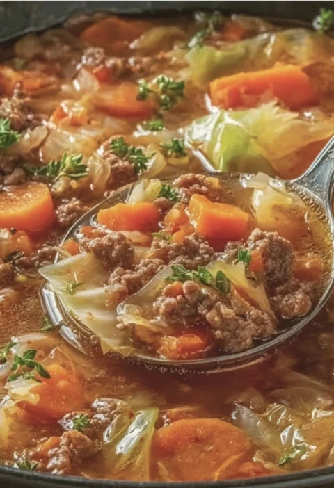 Cabbage Soup Hamburger