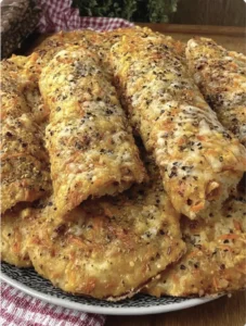 Cheesy Carrot Flatbreads recipe