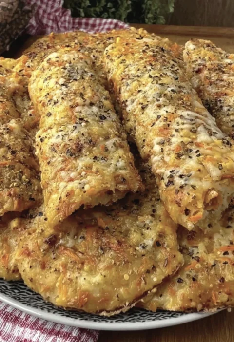Cheesy Carrot Flatbreads Recipe