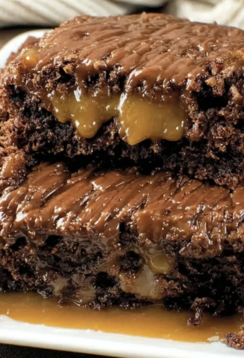 Chocolate Caramel Dump Cake Recipe