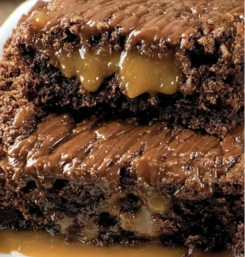 Chocolate Caramel Dump Cake Recipe