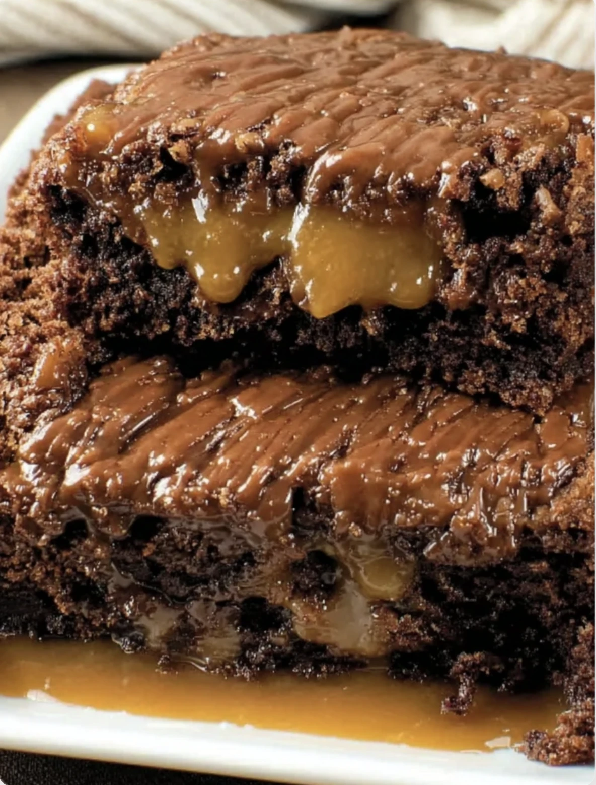 Chocolate Caramel Dump Cake Recipe