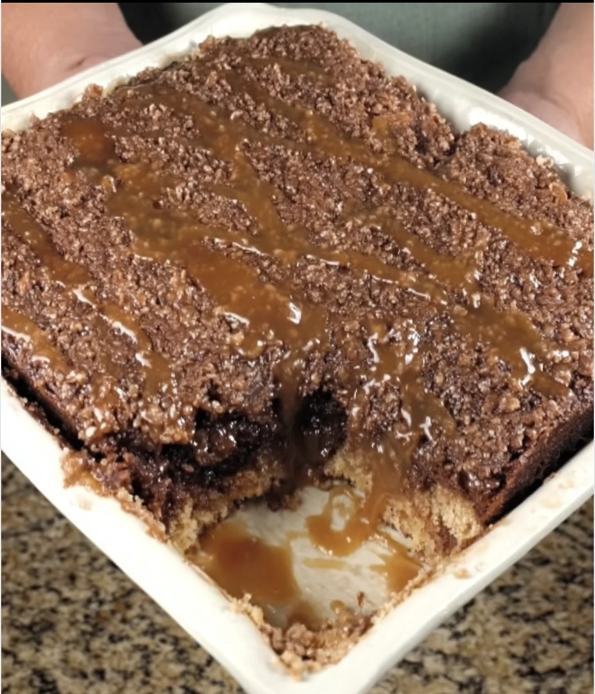 Chocolate Caramel Dump Cake Recipe