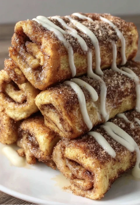 Cinnamon Roll French Toast Rollups