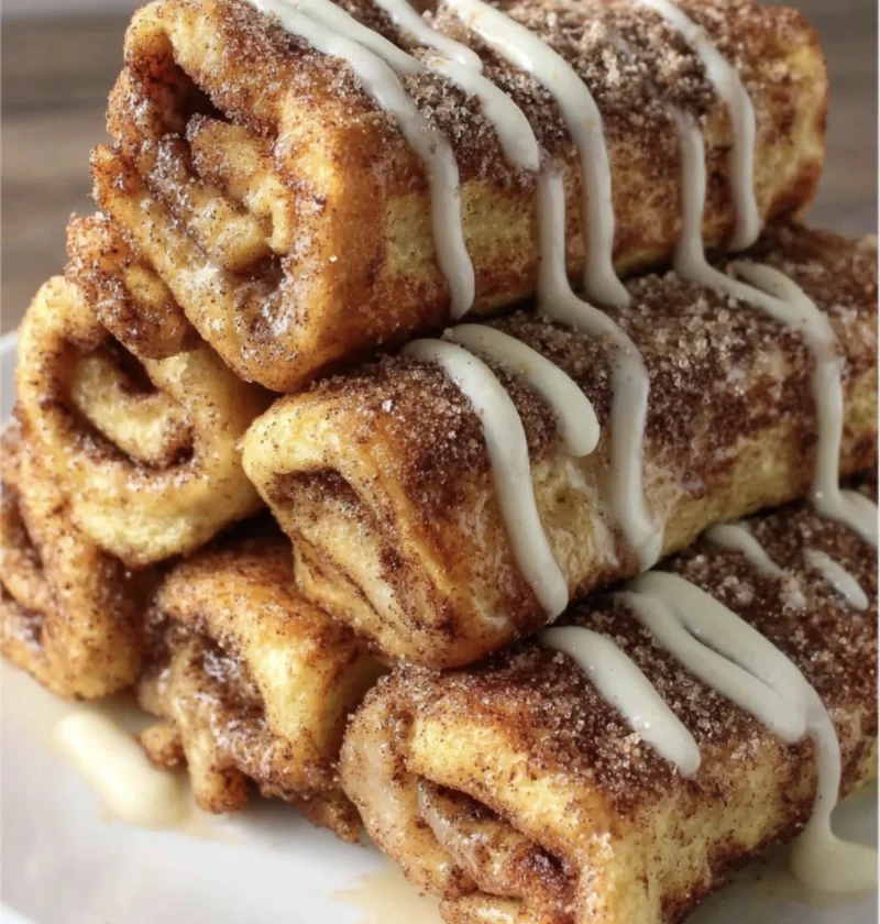 Cinnamon Roll French Toast Rollups