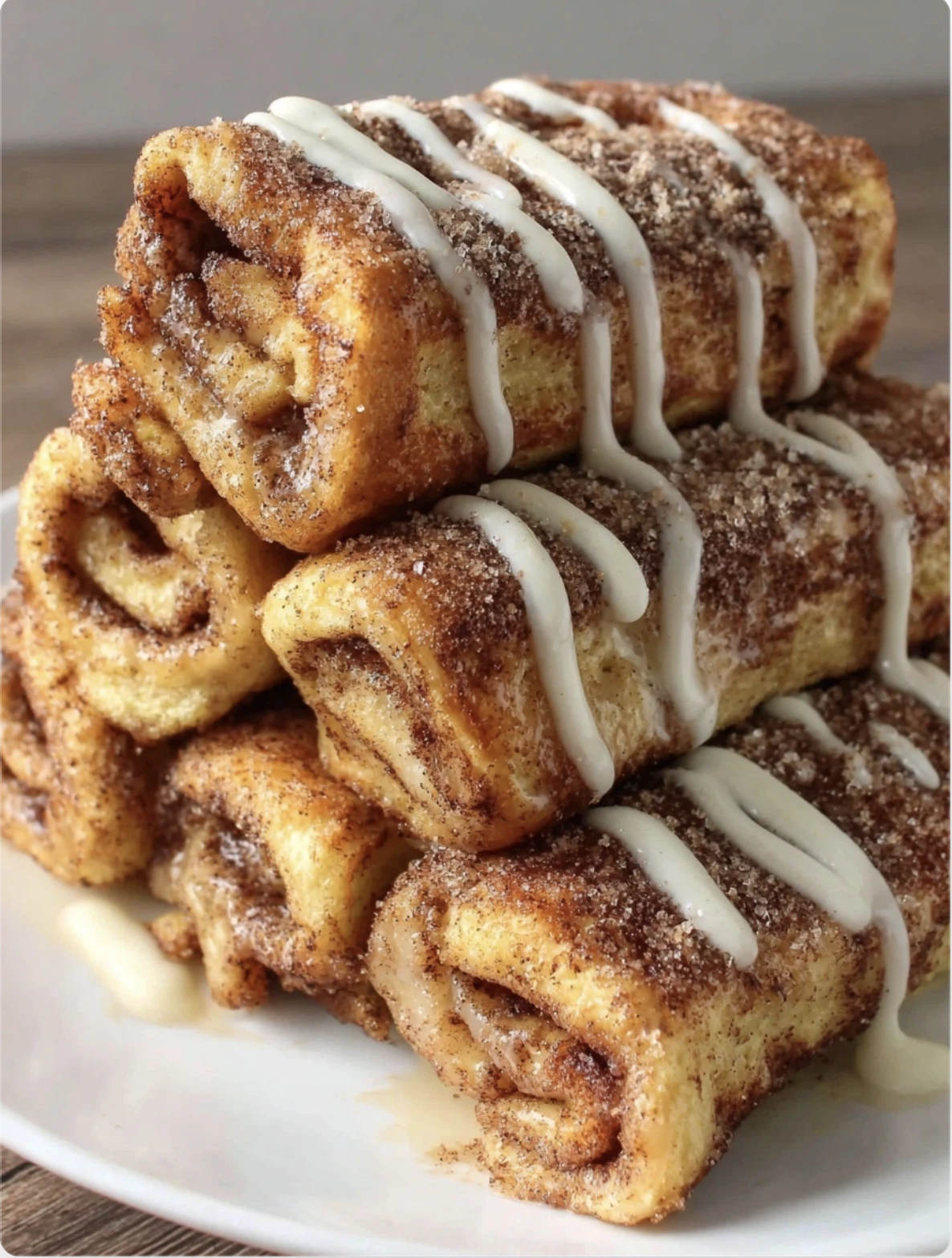 Cinnamon Roll French Toast Roll-Ups