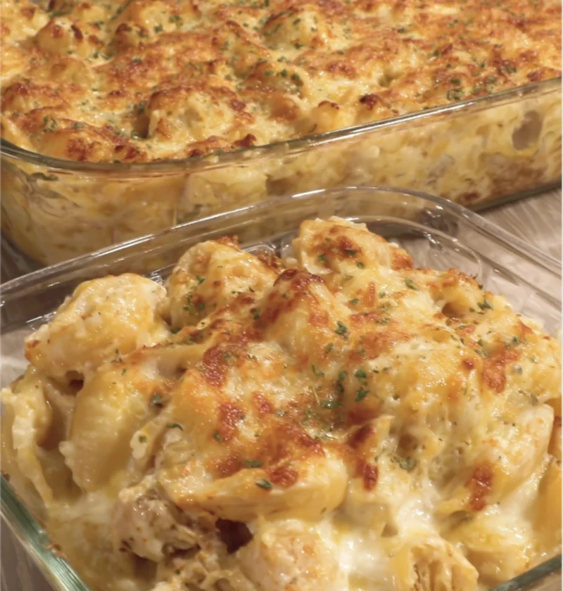 Creamy Baked Shellbows Mac Cheese Gratinstyle