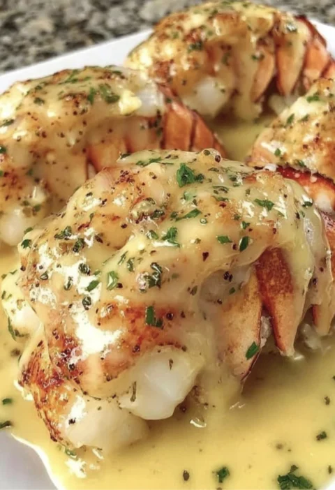 Creamy Garlic Butter Lobster