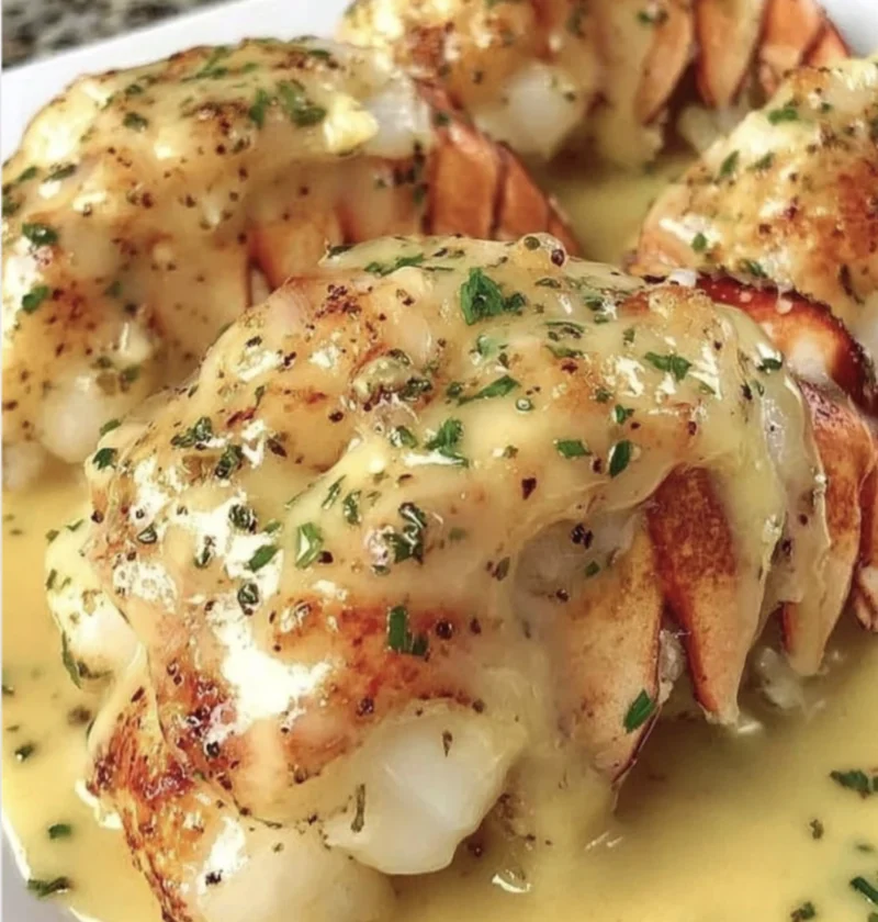 Creamy Garlic Butter Lobster