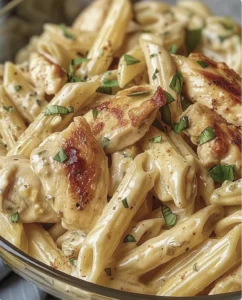 Creamy Garlic Chicken Penne