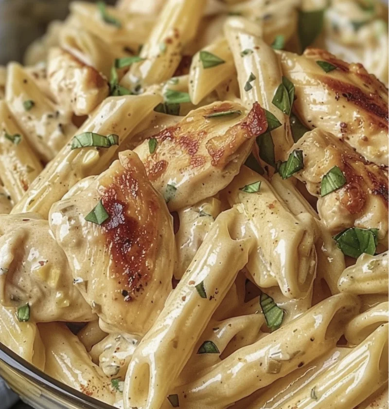 Creamy Garlic Chicken Penne