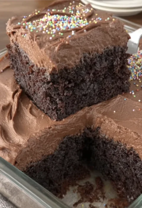 Depression Chocolate Cake