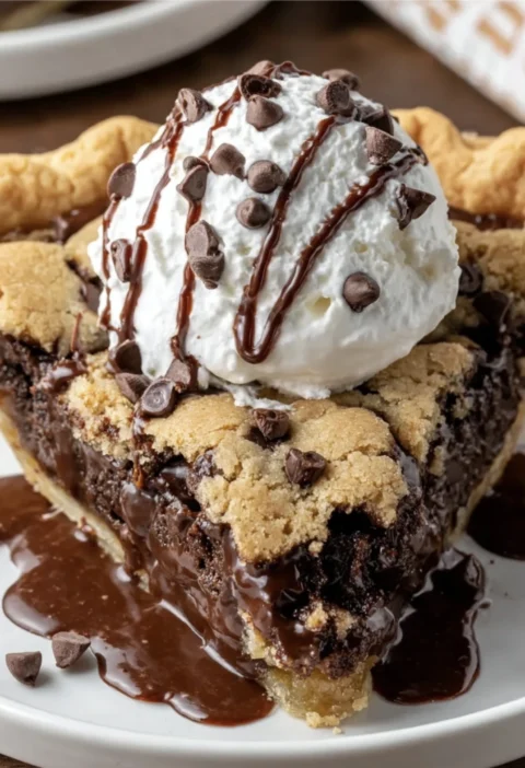 Chocolate Chip Cookie Pie