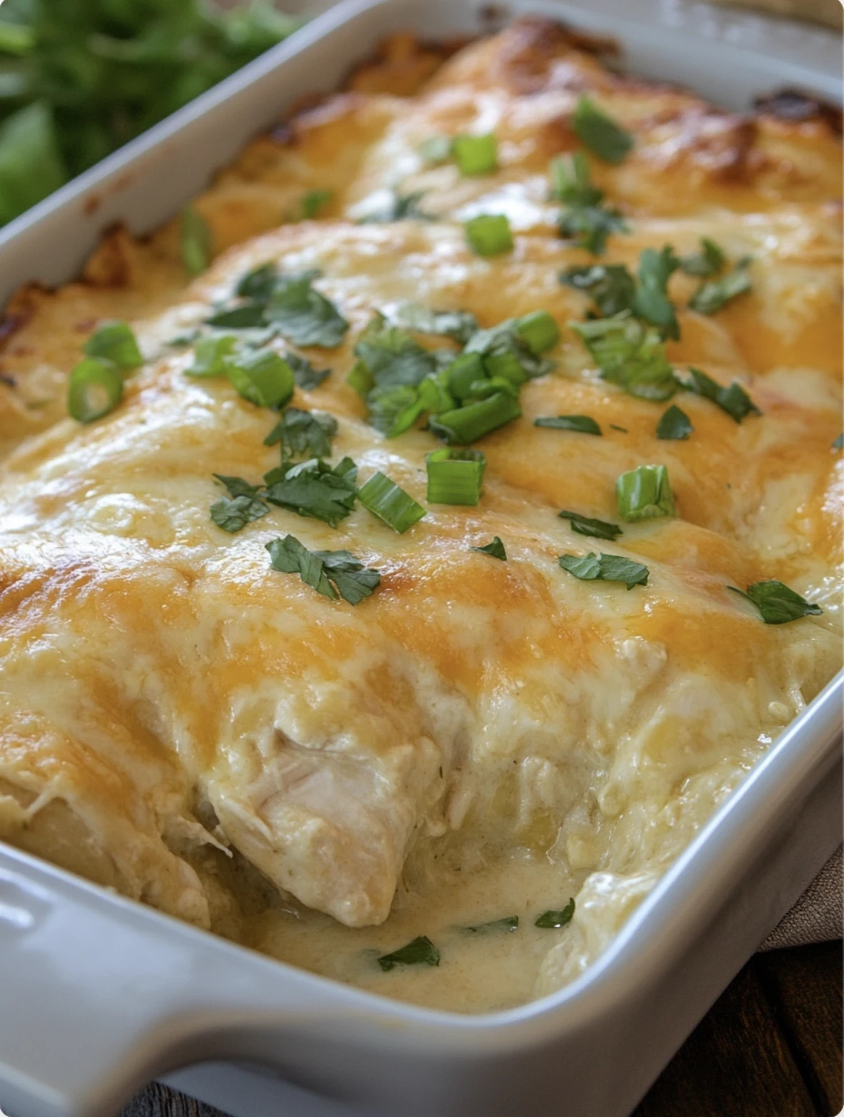 Cream Cheese Chicken Enchiladas