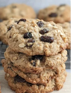 Easy Oatmeal Raisin Cookies