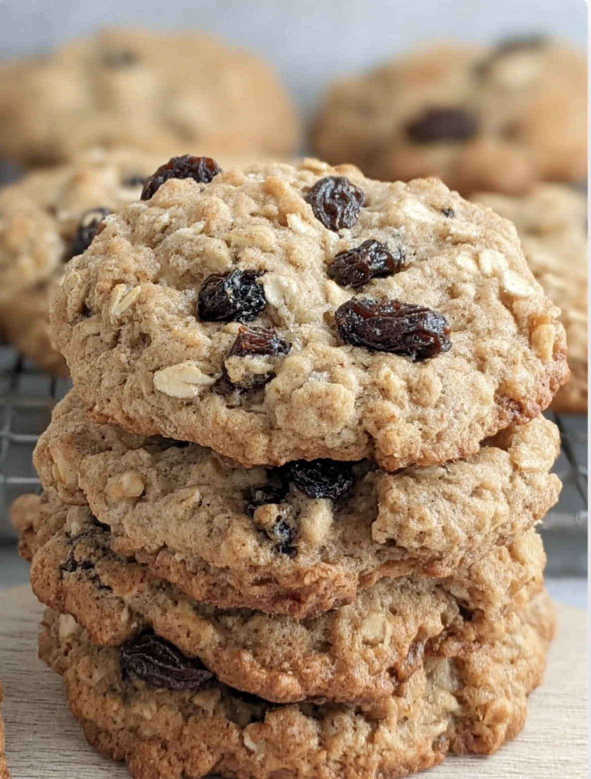 Easy Oatmeal Raisin Cookies