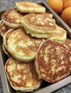 Fluffy Orange-Infused Pancakes