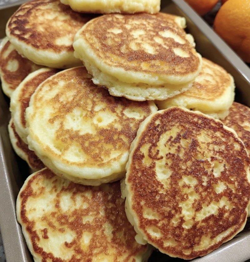 Fluffy Orangeinfused Pancakes