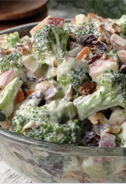 Fresh Broccoli Apple Salad