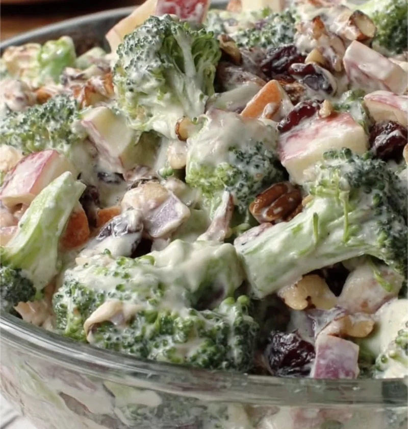Fresh Broccoli Apple Salad