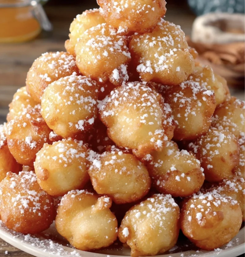 Funnel Cake Bites Crispy Sweet Perfectly Mini