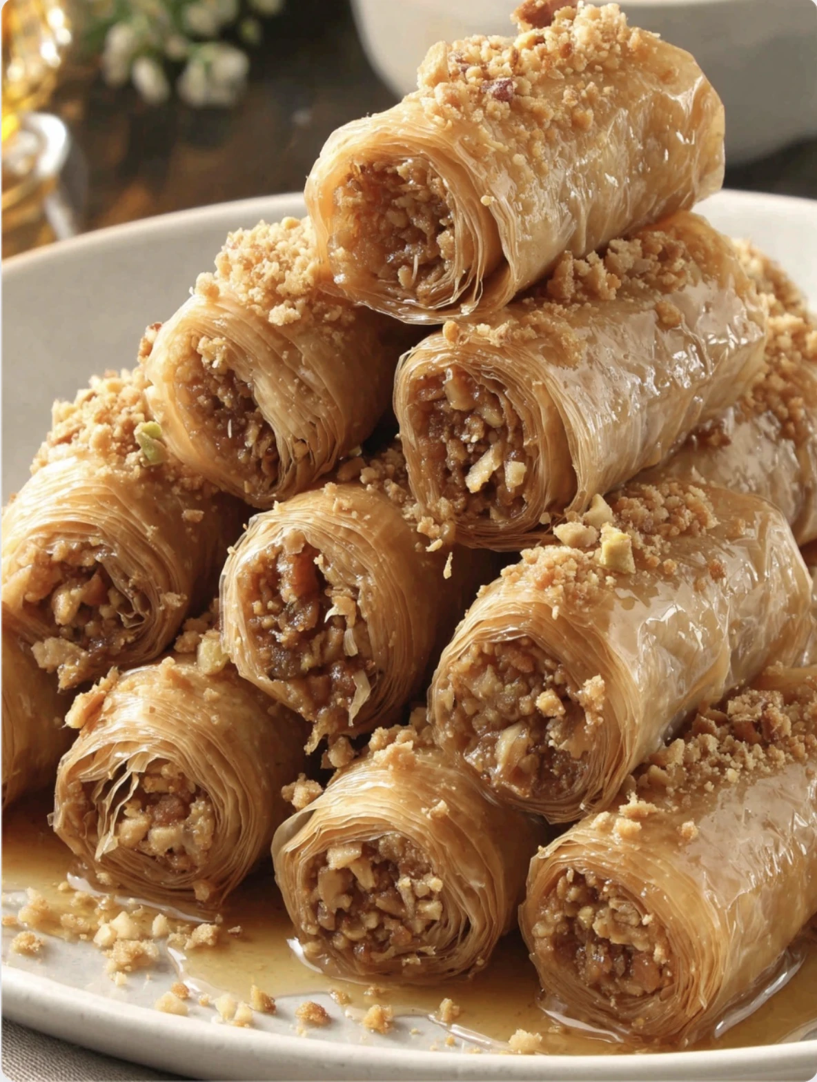 Honey Cinnamon Roll-Ups