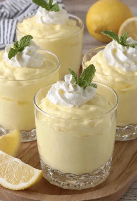 Lemon Cheesecake Mousse Light Zesty Nobake Dessert